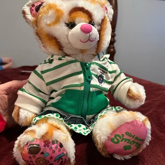 Build a Bear Girl Scouts S’Mores plush 17” teddy bear - Picture 2 of 8